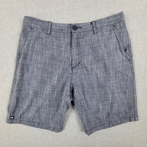 Micros Shorts Mens Size 32 Flat Front Blue - Picture 1 of 9